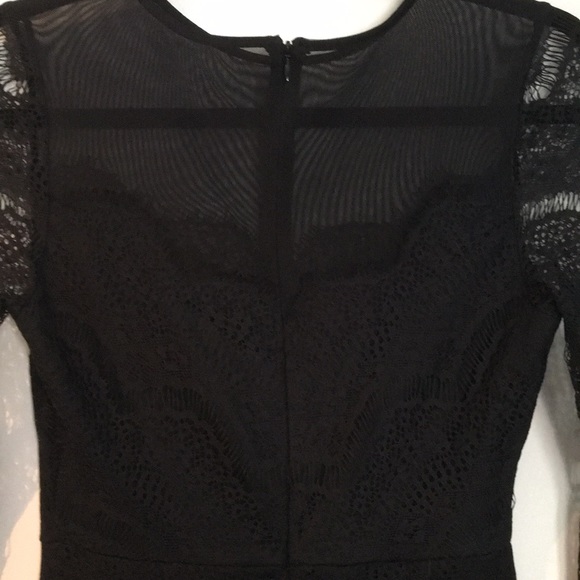 BNWTO Black lace XS dress Dynamite - Picture 5 of 7